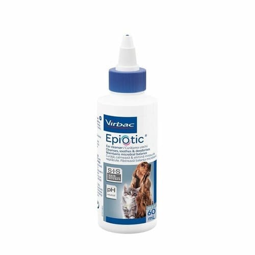 Virbac Epiotic ausu tīrīšanas līdzeklis suņiem un kaķiem 60 ml